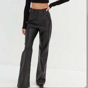 Style Addict faux leather trousers